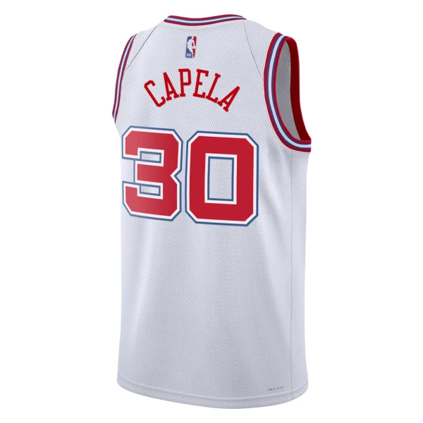 Nike Houston Rockets Clint Capela Trikot City Edition 25/26 Swingman Weiß Für Herren