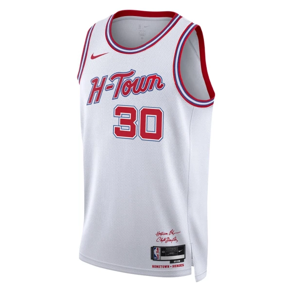 Nike Houston Rockets Clint Capela Trikot City Edition 25/26 Swingman Weiß Für Herren