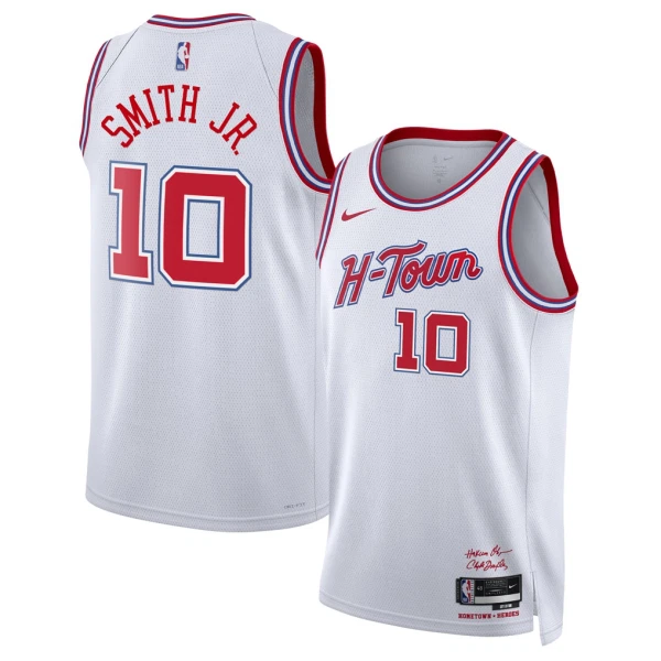 Nike Houston Rockets Jabari Smith Jr Trikot City Edition 25/26 Swingman Weiß Für Herren
