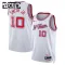 Nike Houston Rockets Jabari Smith Jr Trikot City Edition 25/26 Swingman Weiß Für Kinder