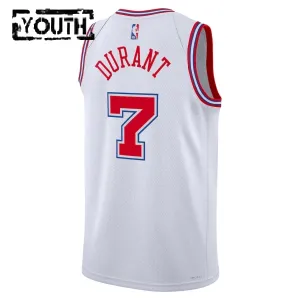 Nike Houston Rockets Kevin Durant Trikot City Edition 25/26 Swingman Weiß Für Kinder