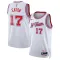 Nike Houston Rockets Tari Eason Trikot City Edition 25/26 Swingman Weiß Für Herren