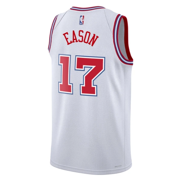 Nike Houston Rockets Tari Eason Trikot City Edition 25/26 Swingman Weiß Für Herren