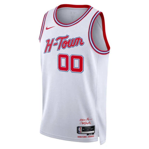 Nike Houston Rockets Trikot Personalisiert City Edition 25/26 Swingman Weiß Für Herren
