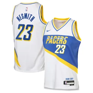 Nike Indiana Pacers Aaron Nesmith Trikot City Edition 25/26 Swingman Weiß Für Herren