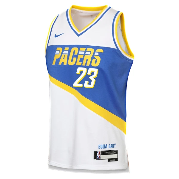 Nike Indiana Pacers Aaron Nesmith Trikot City Edition 25/26 Swingman Weiß Für Herren