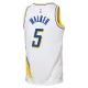 Nike Indiana Pacers Jarace Walker Trikot City Edition 25/26 Swingman Weiß Für Herren