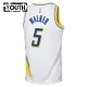 Nike Indiana Pacers Jarace Walker Trikot City Edition 25/26 Swingman Weiß Für Kinder