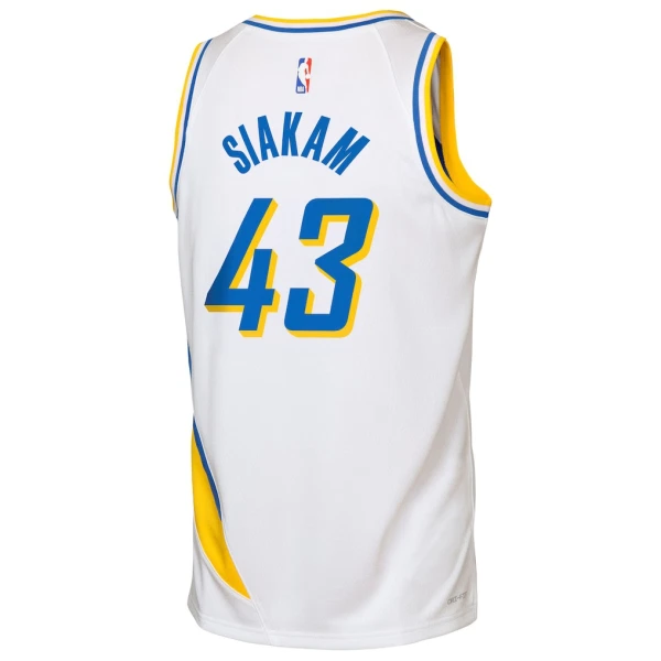 Nike Indiana Pacers Pascal Siakam Trikot City Edition 25/26 Swingman Weiß Für Herren
