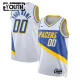 Nike Indiana Pacers Trikot Personalisiert City Edition 25/26 Swingman Weiß Für Kinder
