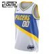 Nike Indiana Pacers Trikot Personalisiert City Edition 25/26 Swingman Weiß Für Kinder