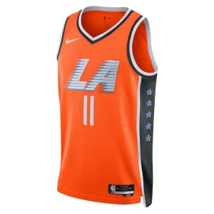 Nike LA Clippers Brook Lopez Trikot City Edition 25/26 Swingman Orange Für Herren