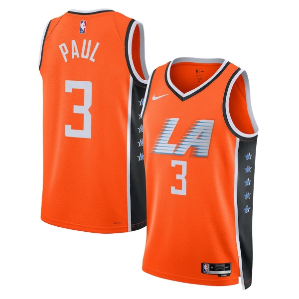 Nike LA Clippers Chris Paul Trikot City Edition 25/26 Swingman Orange Für Herren