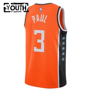 Nike LA Clippers Chris Paul Trikot City Edition 25/26 Swingman Orange Für Kinder