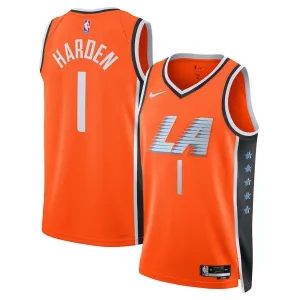 Nike LA Clippers James Harden Trikot City Edition 25/26 Swingman Orange Für Herren