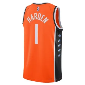 Nike LA Clippers James Harden Trikot City Edition 25/26 Swingman Orange Für Herren
