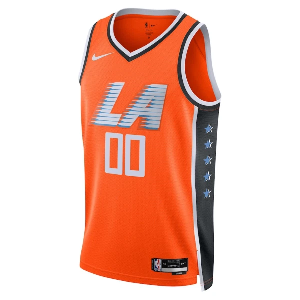 Nike LA Clippers Trikot Personalisiert City Edition 25/26 Swingman Orange Für Herren