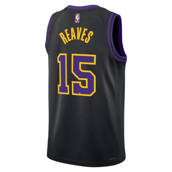 Nike Los Angeles Lakers Austin Reaves Trikot City Edition 25/26 Swingman Schwarz Für Herren
