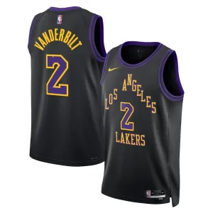Nike Los Angeles Lakers Jarred Vanderbilt Trikot City Edition 25/26 Swingman Schwarz Für Herren