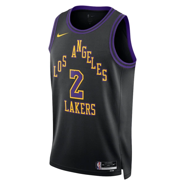 Nike Los Angeles Lakers Jarred Vanderbilt Trikot City Edition 25/26 Swingman Schwarz Für Herren