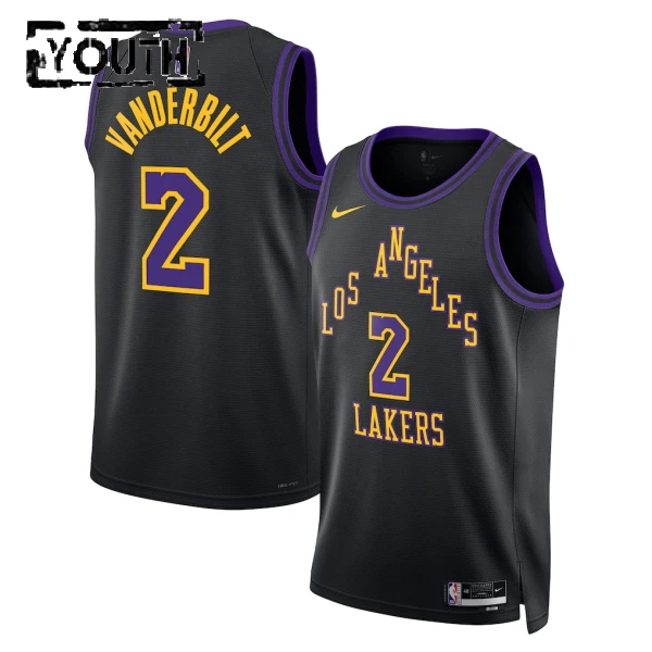 Nike Los Angeles Lakers Jarred Vanderbilt Trikot City Edition 25/26 Swingman Schwarz Für Kinder Nike Los Angeles Lakers Jarred Vanderbilt Trikot City Edition 25/26 Swingman Schwarz Für Kinder