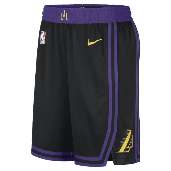 Nike Los Angeles Lakers Shorts City Edition 25/26 Swingman Für Herren