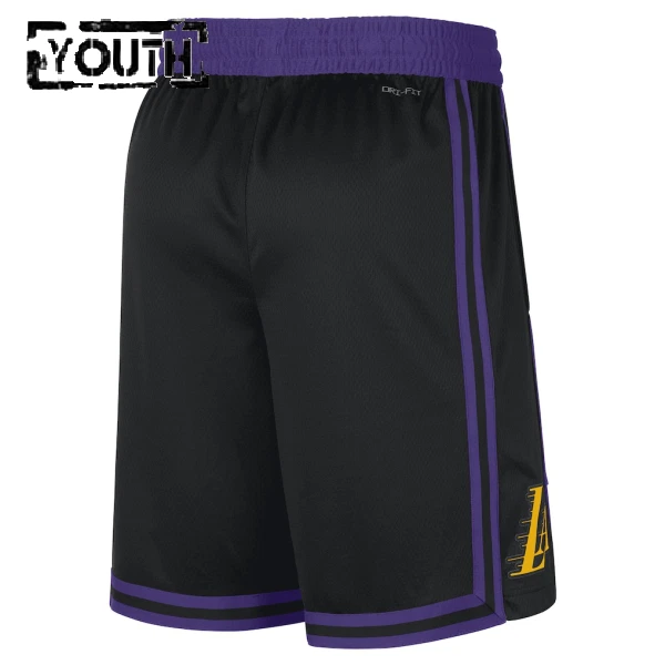 Nike Los Angeles Lakers Shorts City Edition 25/26 Swingman Für Kinder