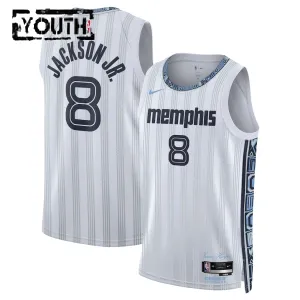 Nike Memphis Grizzlies Jaren Jackson JR Trikot City Edition 25/26 Swingman Grau Für Kinder