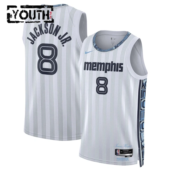 Nike Memphis Grizzlies Jaren Jackson JR Trikot City Edition 25/26 Swingman Grau Für Kinder Nike Memphis Grizzlies Jaren Jackson JR Trikot City Edition 25/26 Swingman Grau Für Kinder