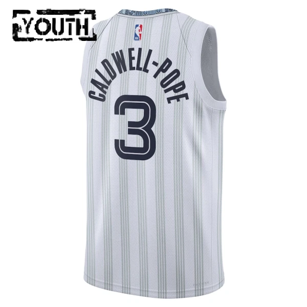 Nike Memphis Grizzlies Kentavious Caldwell Pope Trikot City Edition 25/26 Swingman Grau Für Kinder