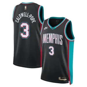 Nike Memphis Grizzlies Kentavious Caldwell Pope Trikot Classic Edition 25/26 Swingman Schwarz Für Herren Nike Memphis Grizzlies Kentavious Caldwell Pope Trikot Classic Edition 25/26 Swingman Schwarz Für Herren