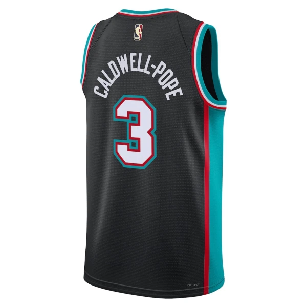 Nike Memphis Grizzlies Kentavious Caldwell Pope Trikot Classic Edition 25/26 Swingman Schwarz Für Herren