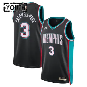 Nike Memphis Grizzlies Kentavious Caldwell Pope Trikot Classic Edition 25/26 Swingman Schwarz Für Kinder