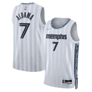 Nike Memphis Grizzlies Santi Aldama Trikot City Edition 25/26 Swingman Grau Für Herren