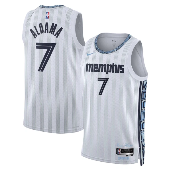 Nike Memphis Grizzlies Santi Aldama Trikot City Edition 25/26 Swingman Grau Für Herren