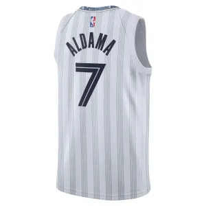 Nike Memphis Grizzlies Santi Aldama Trikot City Edition 25/26 Swingman Grau Für Herren