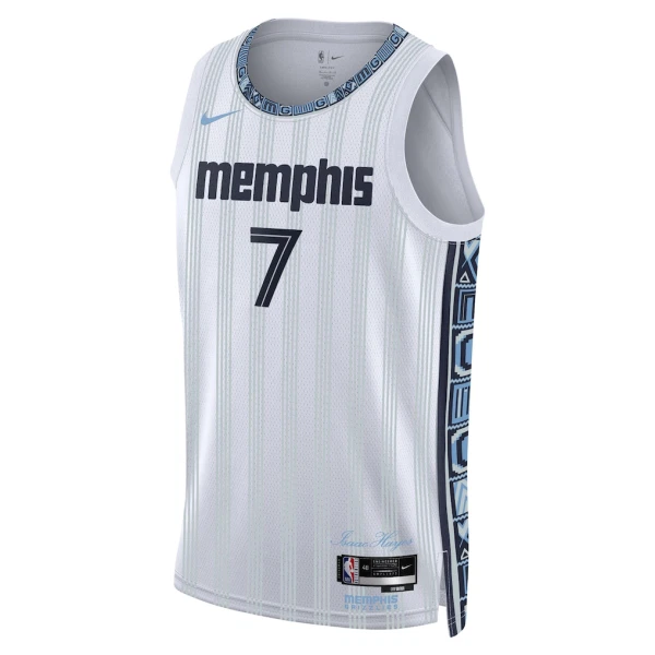 Nike Memphis Grizzlies Santi Aldama Trikot City Edition 25/26 Swingman Grau Für Herren