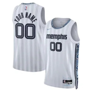 Nike Memphis Grizzlies Trikot Personalisiert City Edition 25/26 Swingman Grau Für Herren
