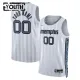 Nike Memphis Grizzlies Trikot Personalisiert City Edition 25/26 Swingman Grau Für Kinder