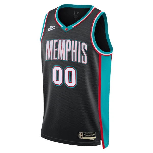 Nike Memphis Grizzlies Trikot Personalisiert Classic Edition 25/26 Swingman Schwarz Für Herren