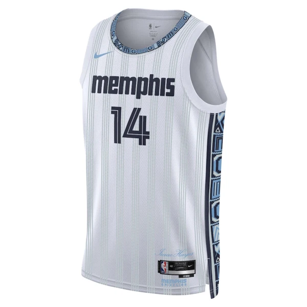 Nike Memphis Grizzlies Zach Edey Trikot City Edition 25/26 Swingman Grau Für Herren