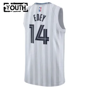 Nike Memphis Grizzlies Zach Edey Trikot City Edition 25/26 Swingman Grau Für Kinder