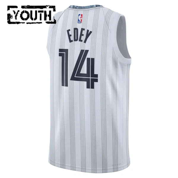 Nike Memphis Grizzlies Zach Edey Trikot City Edition 25/26 Swingman Grau Für Kinder