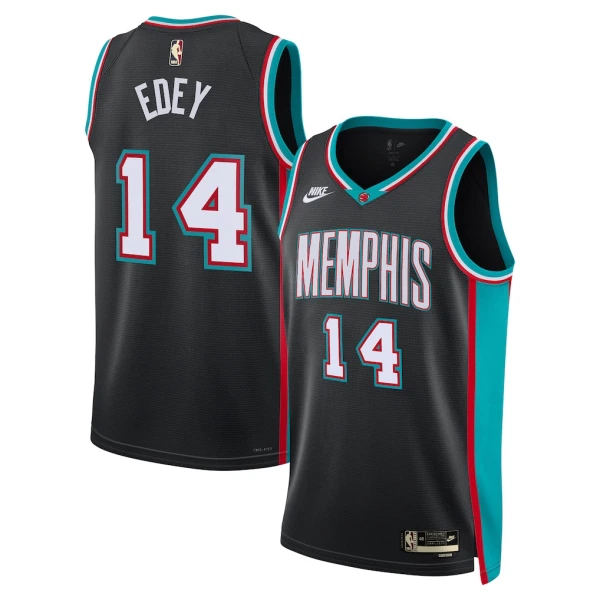 Nike Memphis Grizzlies Zach Edey Trikot Classic Edition 25/26 Swingman Schwarz Für Herren Nike Memphis Grizzlies Zach Edey Trikot Classic Edition 25/26 Swingman Schwarz Für Herren