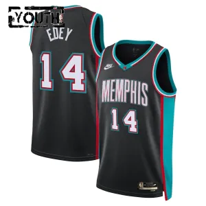 Nike Memphis Grizzlies Zach Edey Trikot Classic Edition 25/26 Swingman Schwarz Für Kinder