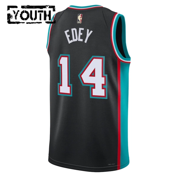 Nike Memphis Grizzlies Zach Edey Trikot Classic Edition 25/26 Swingman Schwarz Für Kinder