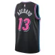 Nike Miami Heat Bam Adebayo Trikot City Edition 25/26 Swingman Schwarz Für Herren