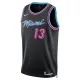 Nike Miami Heat Bam Adebayo Trikot City Edition 25/26 Swingman Schwarz Für Herren