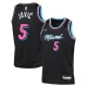 Nike Miami Heat Nikola Jovic Trikot City Edition 25/26 Swingman Schwarz Für Herren