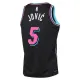 Nike Miami Heat Nikola Jovic Trikot City Edition 25/26 Swingman Schwarz Für Herren